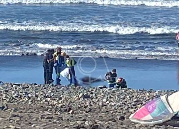 Efectivos policiales en la zona/TA.